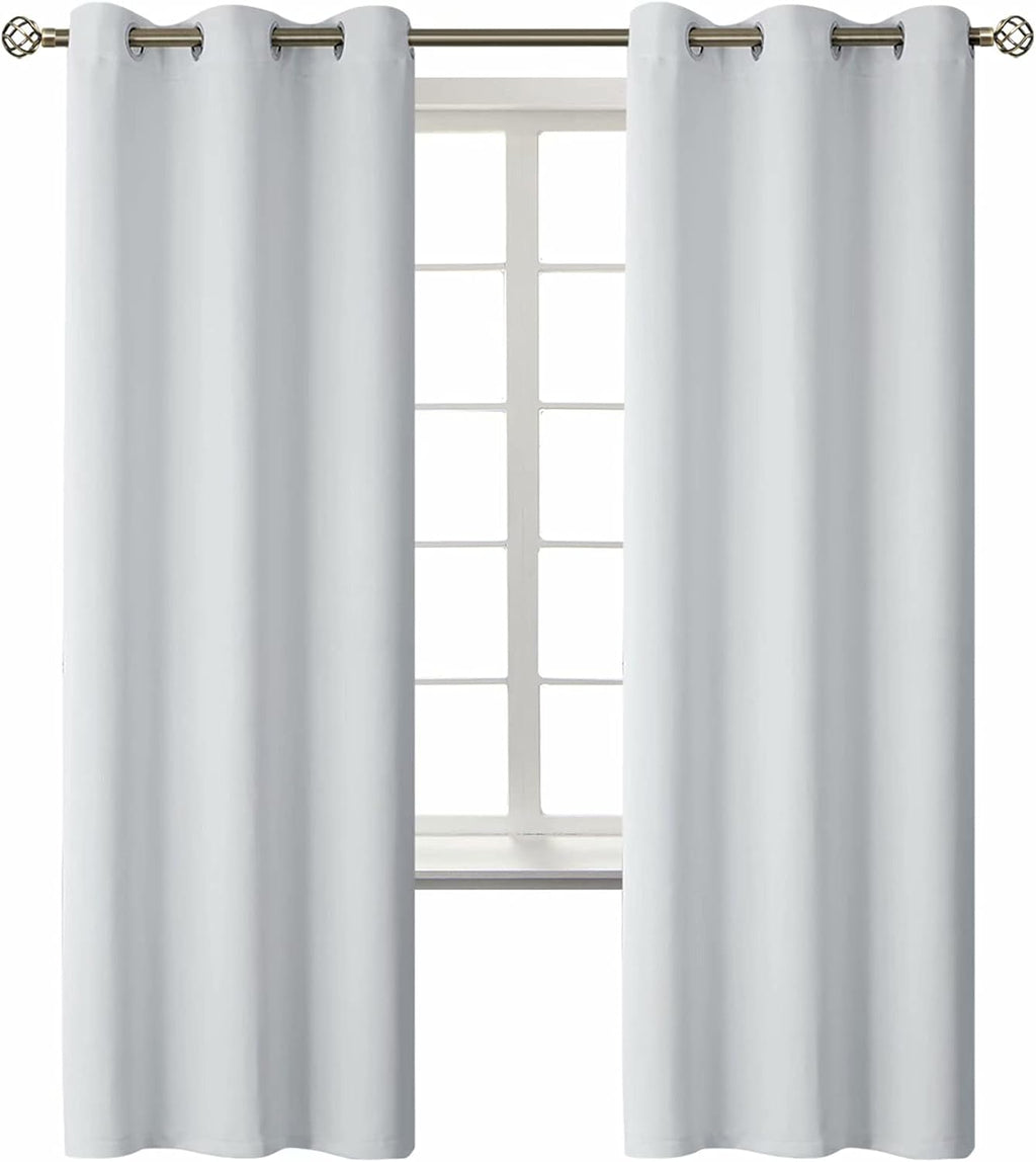BGment Room Darkening Curtains 72 Inches Long - Grommet Thermal Insulated Drapes Window Treatment Curtains for Bedroom, 2 Panels, 42 x 72 I…