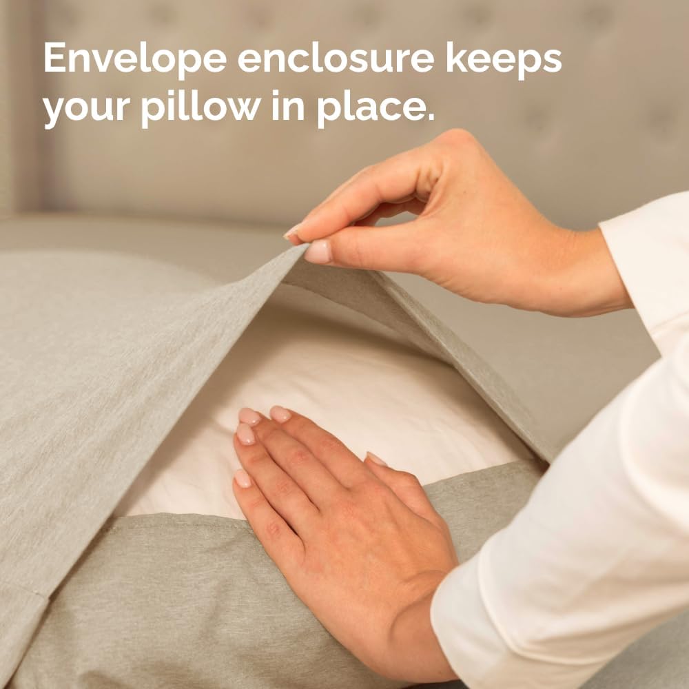 Standard Pillow Cases Set of 2 - Ultra-Soft Hotel Quality Pillowcase Covers - Comfy & Wrinkle Free - Stain and Fade Resistant - Machine…