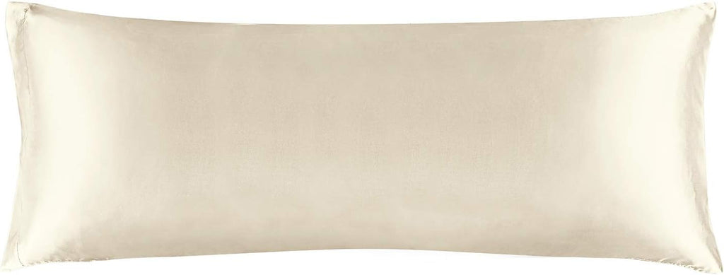 Bedelite Satin Body Pillow Cover, Super Soft and Cooling Body Pillow Pillowcase for Hair and Skin, Breathable Silky Full Long Pillowcase Co…