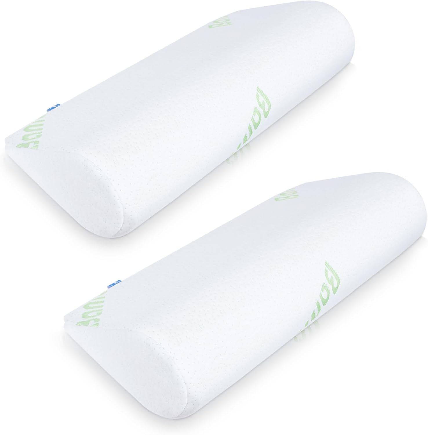 COOLBEBE Cervical Neck Pillows 2PCS, Memory Foam Neck Roll Pillows for Sleeping, Ergonomic Bolster Pillow for Bed, Sofa, Car Seat, Spine…