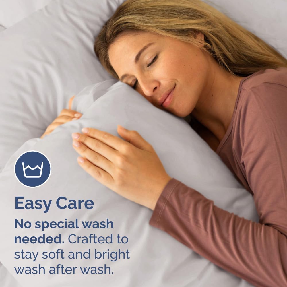 Queen Pillow Cases Set of 2 - Ultra Soft Hotel Quality Pillowcase Covers - Comfy, Cozy & Wrinkle Free - Shrink, Stain & Fade Resistant…