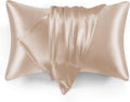 Lovescabin Love's cabin Satin Pillowcase Set of 2 Standard Size 20x26, Cooling Pillow Covers for Hair and Skin, Silky Smooth with Envelope…