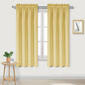 Dwcn Blackout Curtains for Bedroom – Rod Pocket Thermal Insulated Noise Reducing Noise Reducing Drapes for Living Room, W 42 x L 63 Inch, 2…