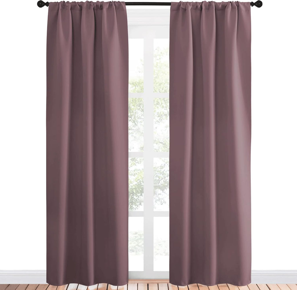 NICETOWN Room Darkening Curtains for Bedroom - Home Decoration Privacy Protection Thermal Insulated Solid Drapes/Draperies for Sliding…
