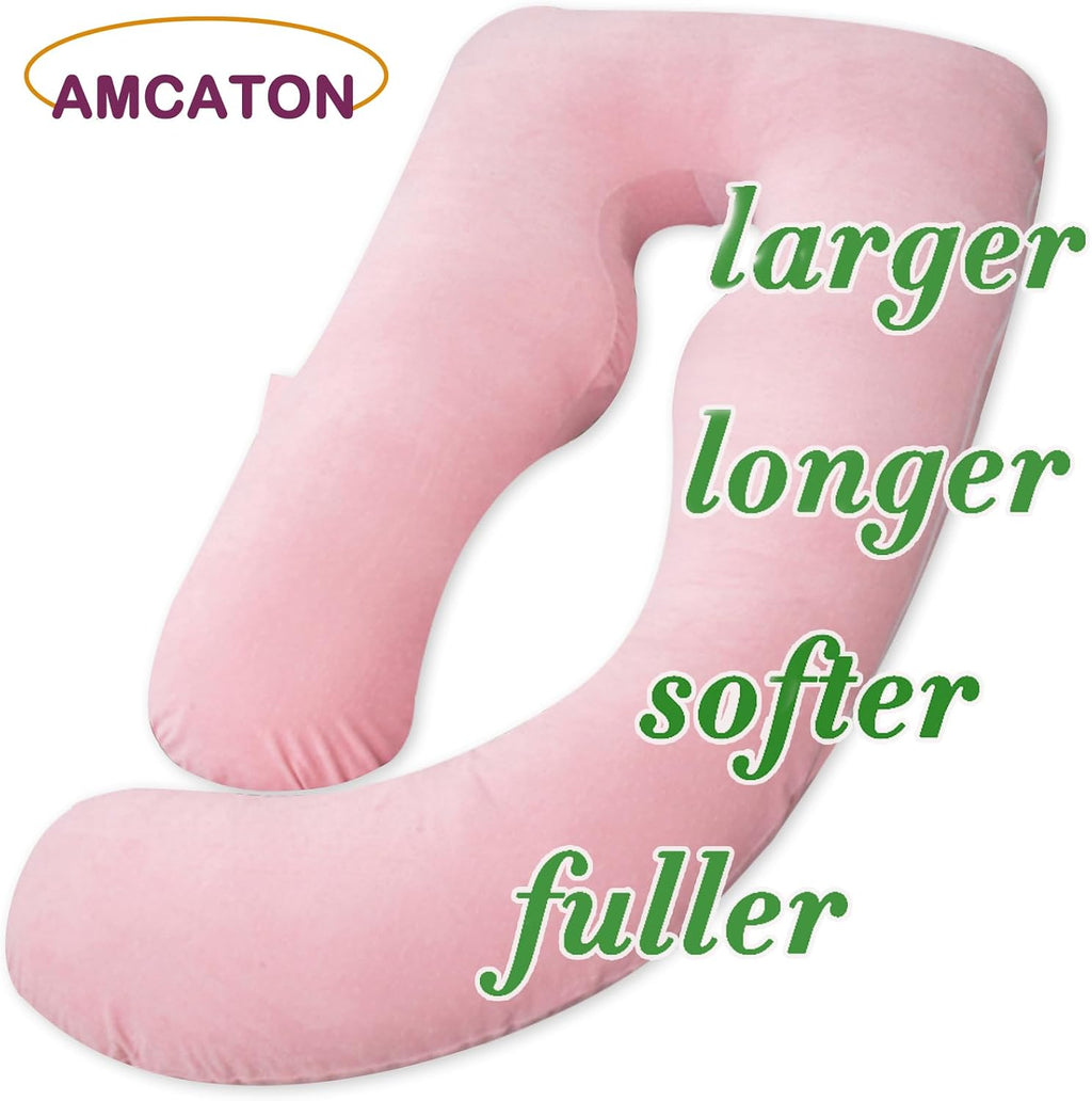 60 Inch Pregnancy Pillows for Sleeping, Extra Large U Shaped Body Pillow, Pregnancy Pillow, Maternity Pillow for Pregnant Women with…