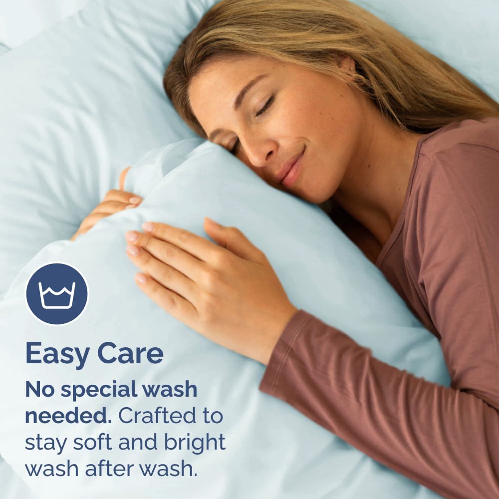 Queen Pillow Cases Set of 2 - Ultra Soft Hotel Quality Pillowcase Covers - Comfy, Cozy & Wrinkle Free - Shrinkage, Stain & Fade Resistant…
