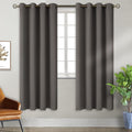 BGment Blackout Curtains for Bedroom - Grommet Thermal Insulated Room Darkening Curtains for Living Room, Set of 2 Panels, Each 46 x 72 Inc…