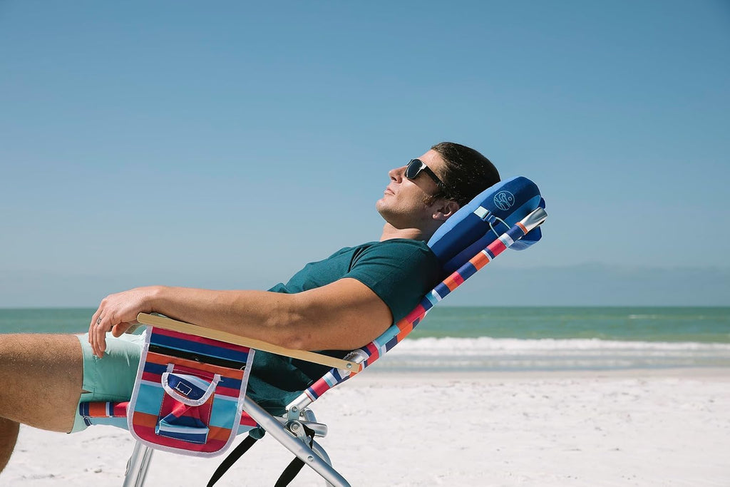 Ballast Beach Pillow – Comfy, Durable & Compact, Stays Put on Windy Beaches with Patented Sand Pouch, Inflatable Pillow for Beaches…