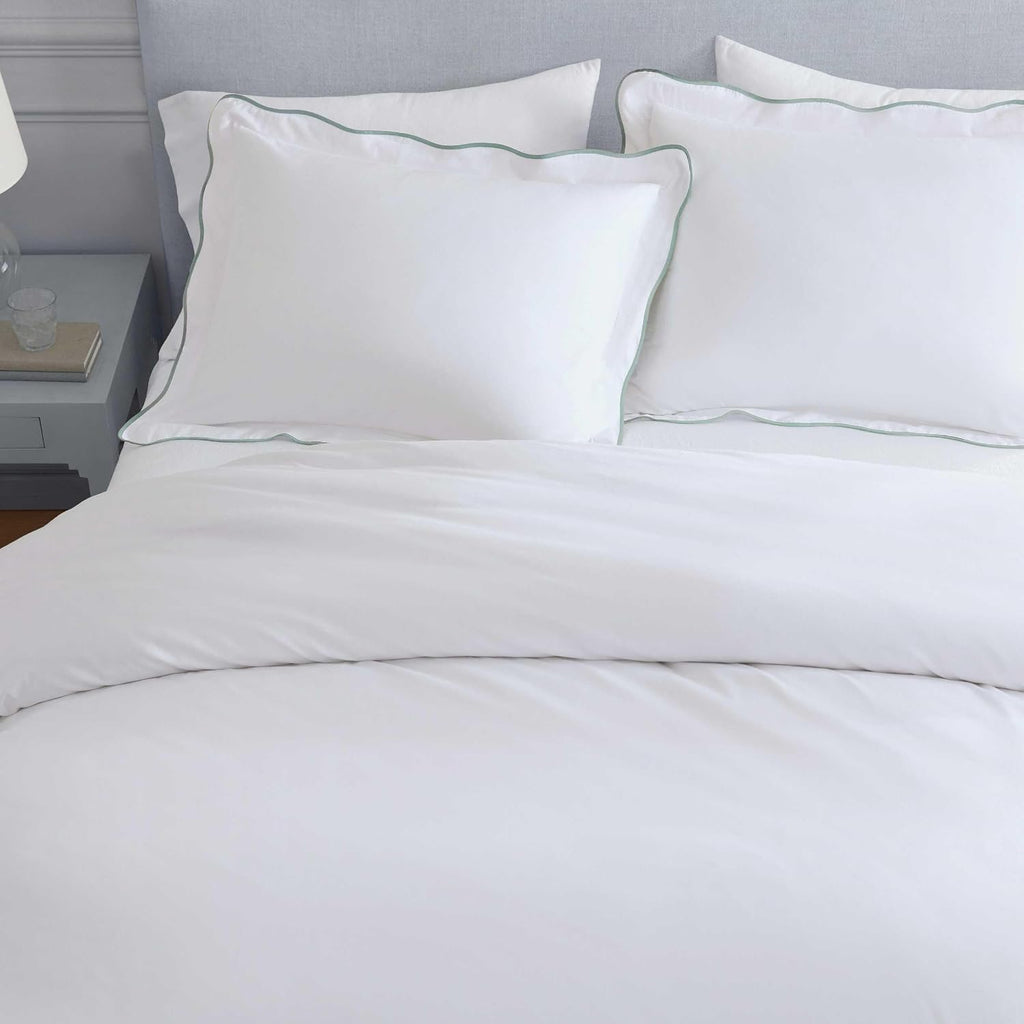 MarthaStewart Martha Stewart - King Duvet Cover Set, 100% Soft Cotton Bed Set with a Smooth Cotton Percale Reverse, 3 Piece Bedding with Ma…