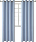 BGment Blackout Curtains for Living Room - Grommet Thermal Insulated Room Darkening Curtains for Bedroom, 2 Panels of 52 x 84 Inch, Spa Blu…