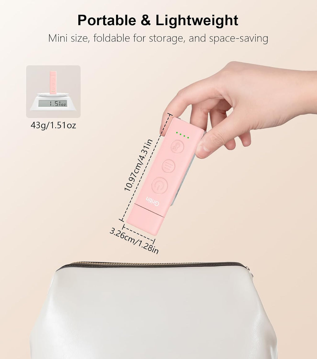 Gritin Book Light Rechargeable, Eye Caring 3-Color & 5-Brightness Clip on LED Reading Light for Books in Bed- Stepless Dimming, Long…