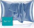 Mulberry Silk Pillowcase for Hair and Skin Standard Size 20"X 26" with Hidden Zipper, Softer Than Silk Pillow Cases Queen Smooth Cooling…