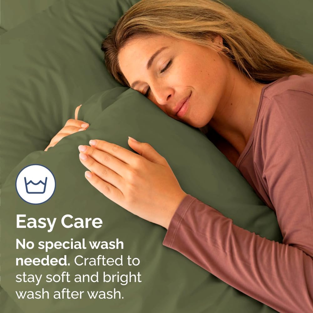 King Standard Pillow Cases Set of 4 - Soft Hotel Quality Pillowcase Covers - Comfy Bedding for Women, Men, Kids & Teens - Machine…