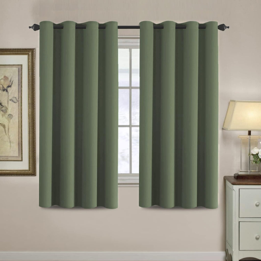 H.VERSAILTEX Blackout Curtain for Living Room Thermal Insulated Window Treatment Curtain Extra Long 63 inch Length Energy Savin…