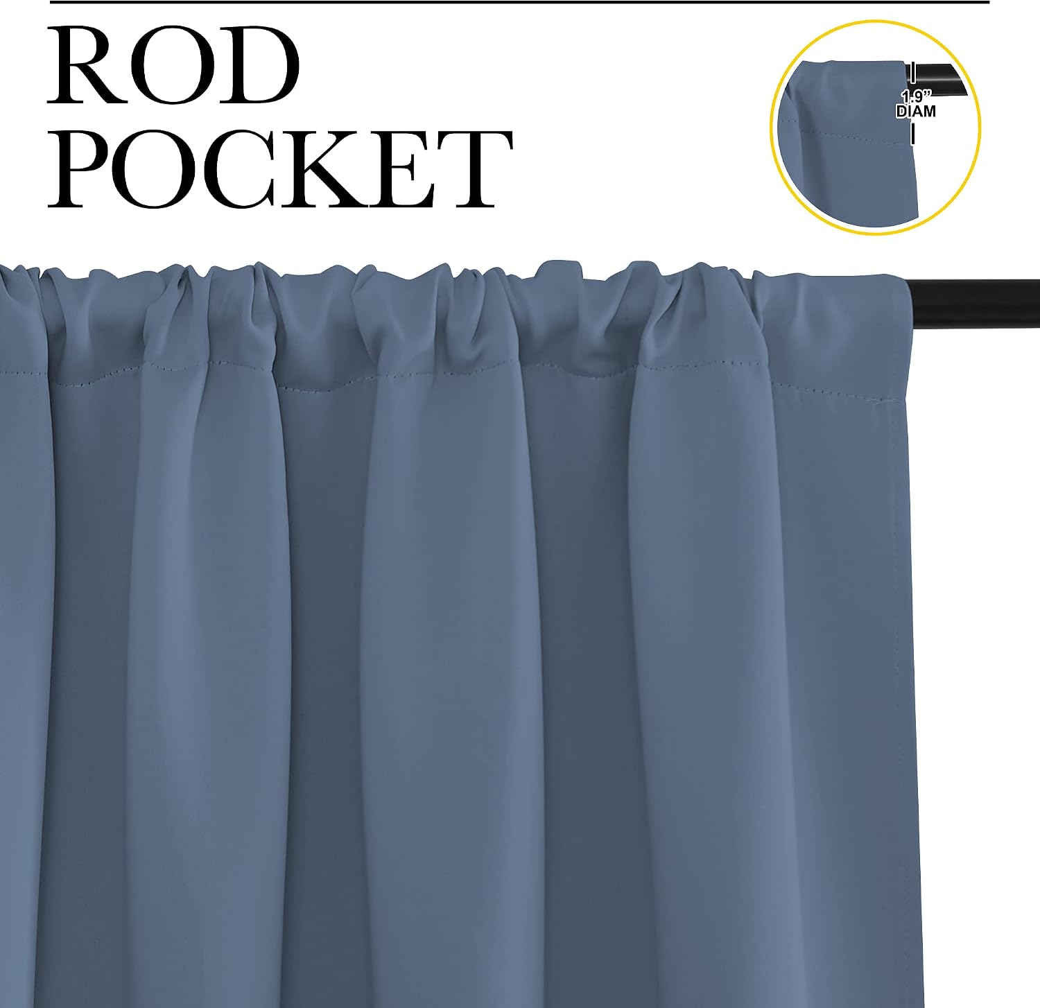NICETOWN RV Blackout Curtains for Camper Windows, Short Blackout Curtains & Drapes, Thermal Insulated Blackout Curtain Panels for Kids…