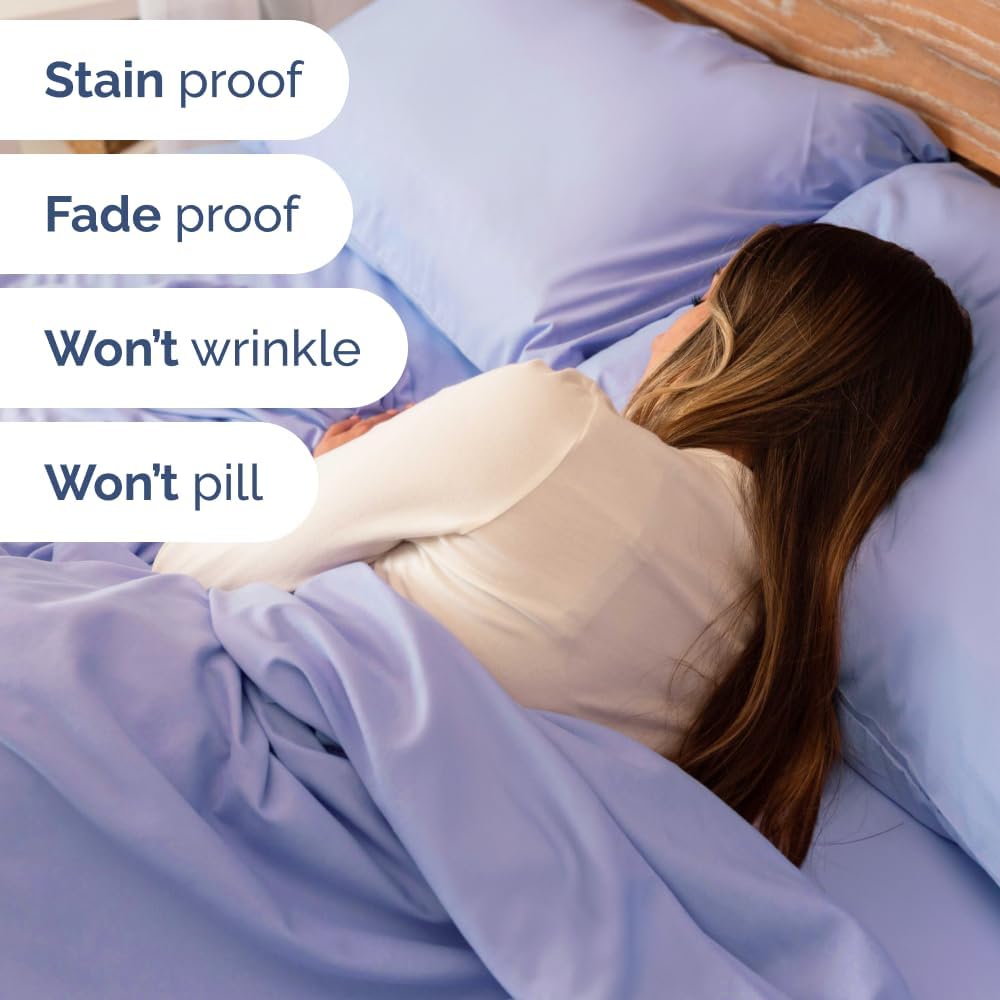 Flex Top Split Head King 4 Piece Sheet Set - Soft, Breathable & Cooling Bed Sheets Set - Hotel Luxury Bedding for Women & Men with Deep…