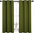 NICETOWN Christmas Bedroom Curtain Panels Blackout Draperies, Holiday Christmas Decor Thermal Insulated Solid Grommet Blackout…