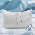 Elegear Cooling Pillow Cases for Hot Sleepers, Clean Fabric Silver Infused Cooling Pillowcase Q-Max>0.5, Soft Silky Pillowcases for Hair &…