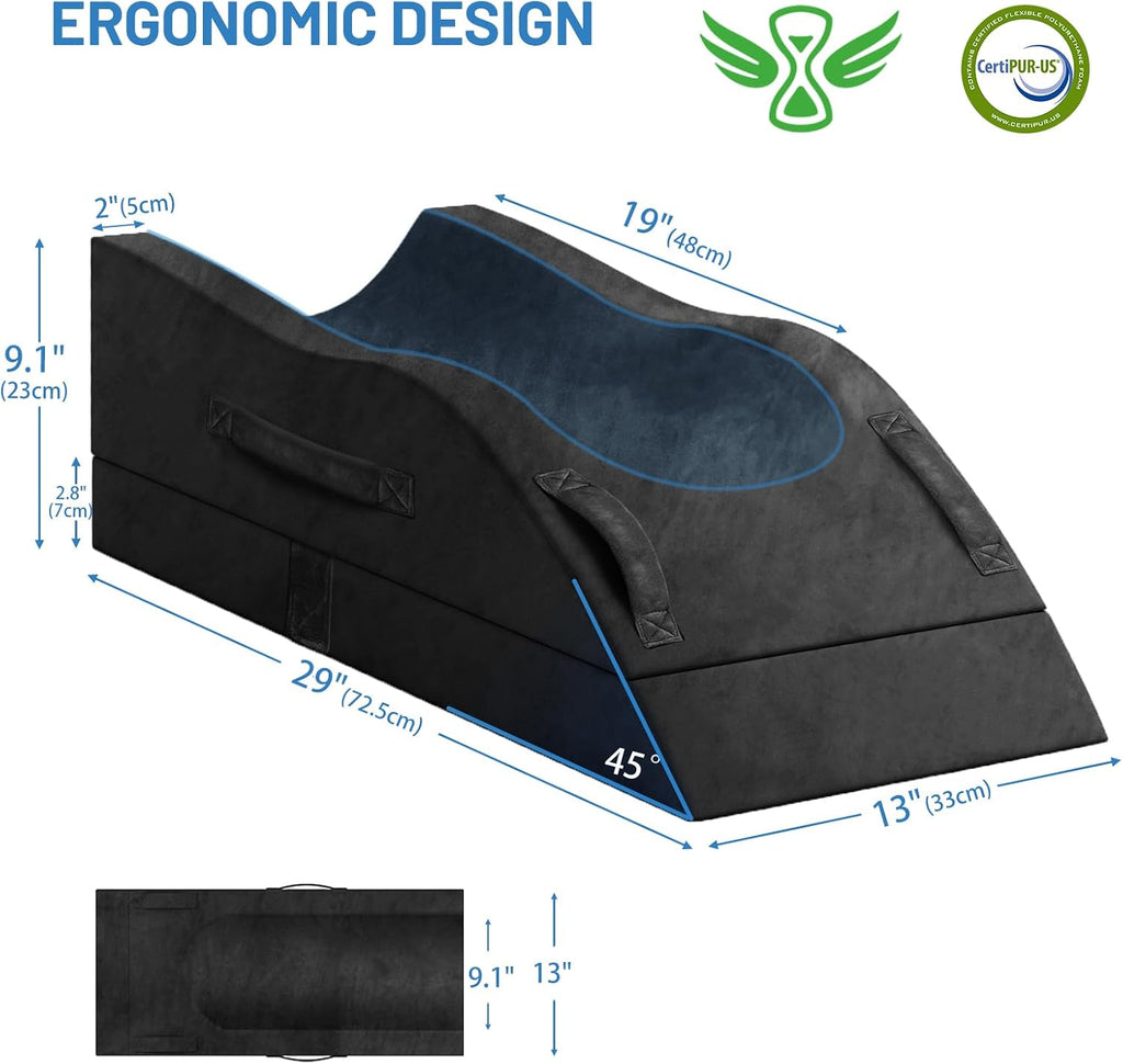TranquilRelax TranquilRelax Leg Elevation Pillows, Wedge Pillow for After Surgery Or Rest, Memory Foam Leg Support Adjustable, Back…