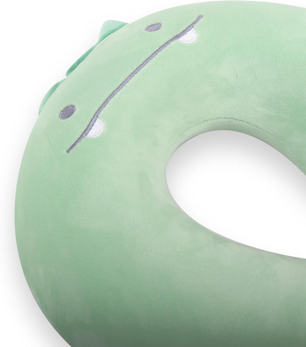 MissSoul Kids Neck Pillow for Travel with Sleep Eye Mask, Cute Travel Neck Pillow, Memory Foam Flight Sleeping Headrest Pillow for Boys & G…
