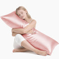 MR&HM Satin Body Pillow Cover, Soft and Breathable Body Pillow Case with Envelope Closure, Cooling and Silky Long Pillowcase for Hair and…