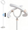 SIBRILLE 30W LED Floor Lamp, 350° Rotating Reading Standing Lamp with Remote Control, Stepless Dimmable 3000K-6500K Modern Tall Lamp for…