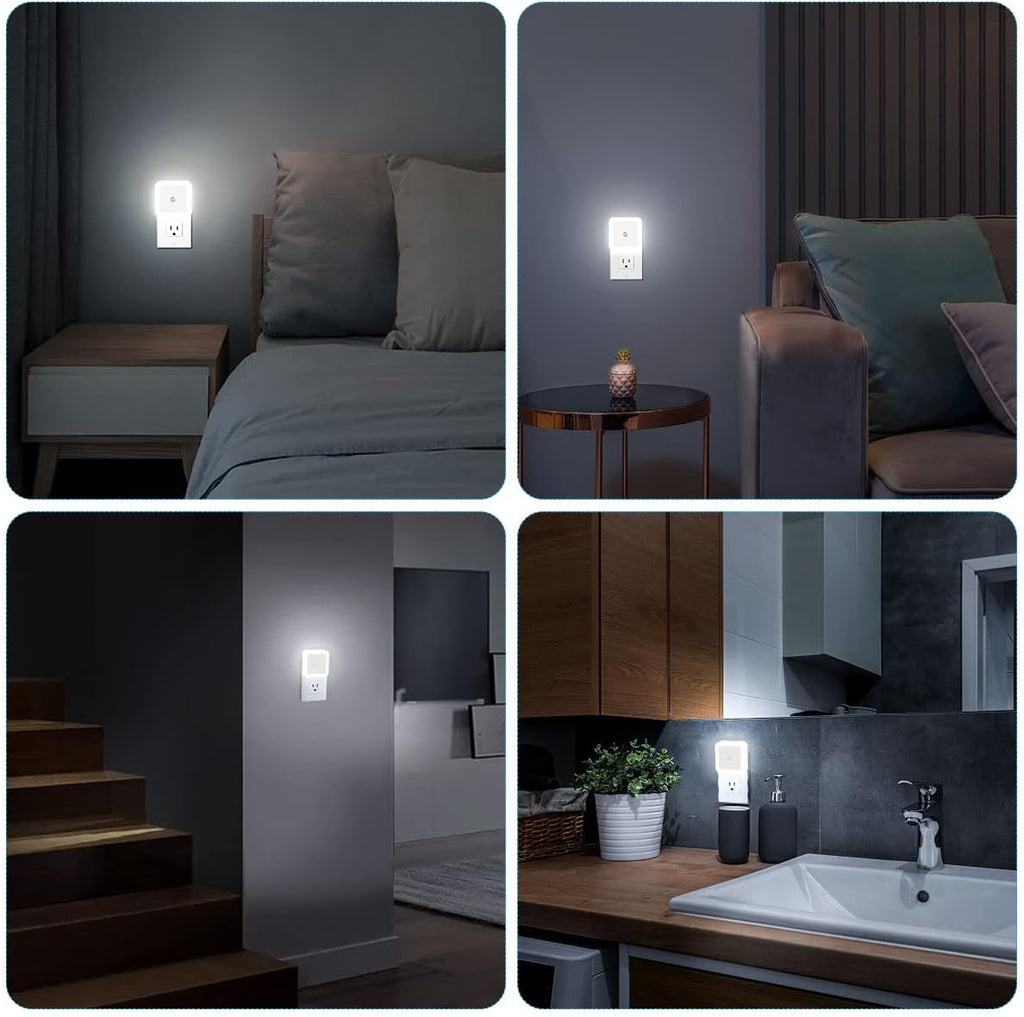 Sujeet Night Light, Night Lights Plug into Wall 8-Pack, Nightlight Plug in Night Light, Dusk to Dawn Night Lamp Led (Soft White)