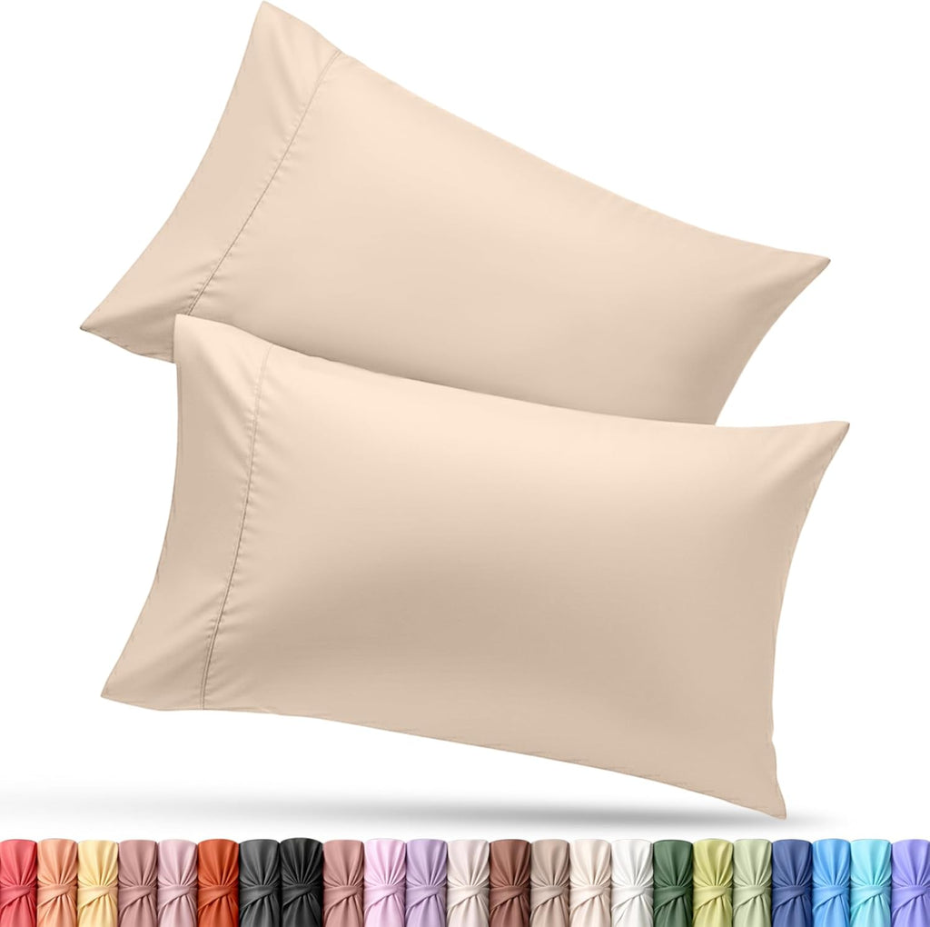 Utopiabedding Utopia Bedding King Pillow Cases - 2 Pack - Envelope Closure - Soft Brushed Microfiber Fabric - Shrinkage and Fade Resistant…