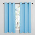 NICETOWN Light Blue Curtains for Nursery, Thermal Insulated Grommet Room Darkning Curtain Panels for Bedroom/Living Room, Privacy Drapes…