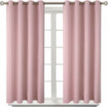 BGment Room Darkening Curtains 45 Inches Long - Grommet Thermal Insulated Drapes Window Treatment Curtains for Bedroom, 2 Panels, 52 x 45 I…
