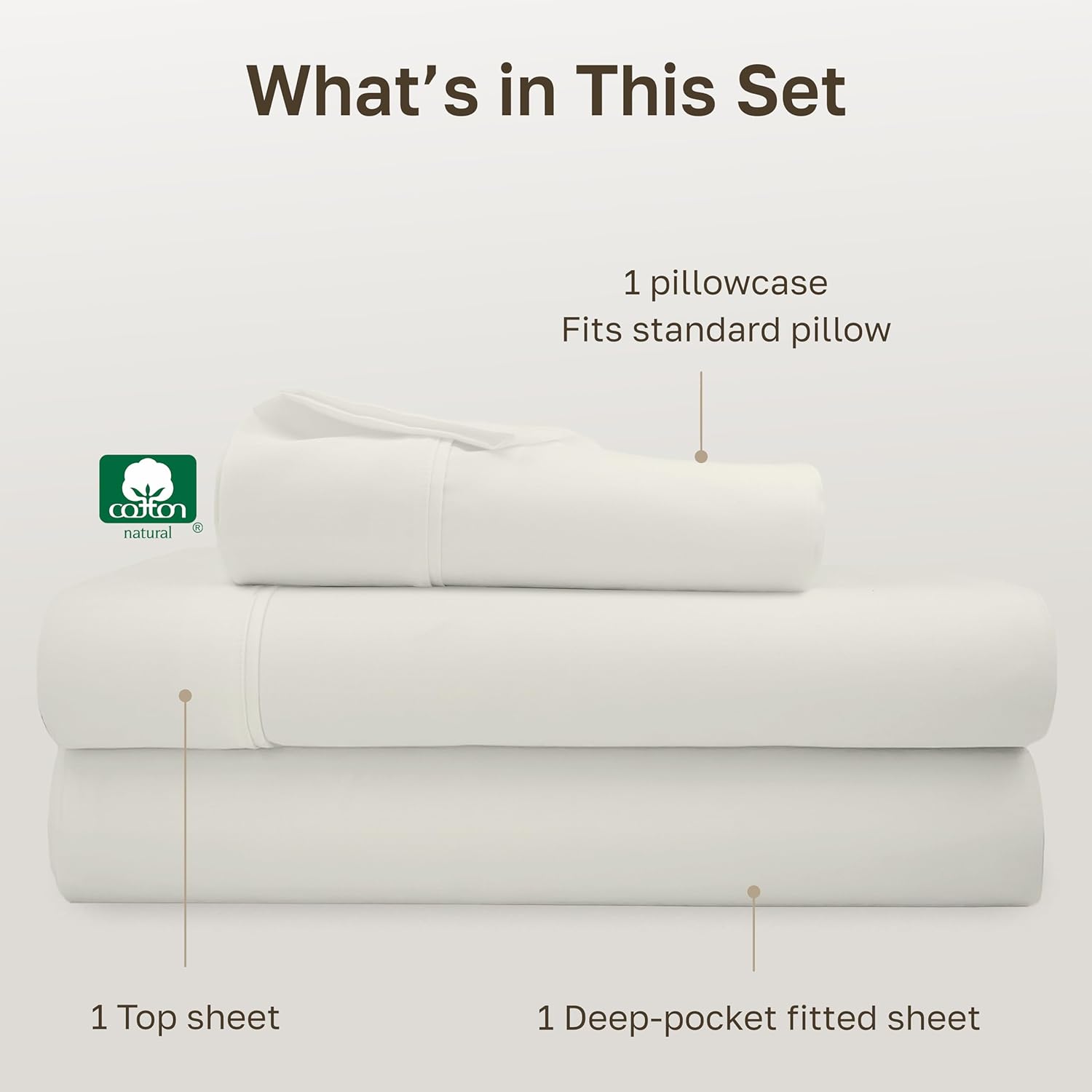 CaliforniaDesignDen California Design Den Soft 100% Cotton Twin Sheet Set, 400 Thread Count Good Housekeeping Award Winner, Silky Sateen We…