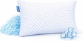 Nestl King Size Cooling Pillow for Sleeping 1 Pack, Luxury Shredded Memory Foam King Pillow, Adjustable Cold Gel Pillows for Hot…