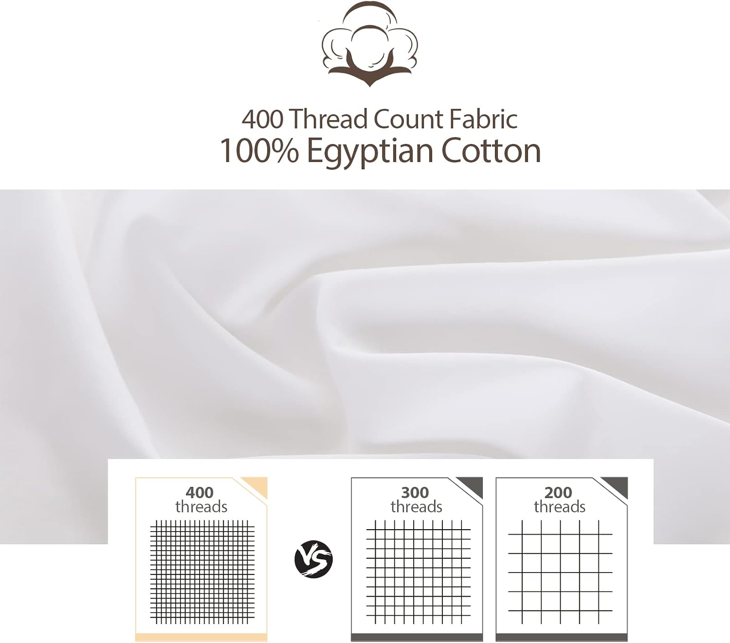 100% Egyptian Cotton Toddler Pillowcases Set of 4, 400 Thread Count Sateen Weave Small Pillow Protectors, Super Soft Breathable Zippered…