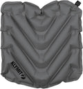 KLYMIT V Seat - Portable, Inflatable Padded Cushion Seat, Perfect for Air Travel, Camping, Backpacking and Bleacher Seats