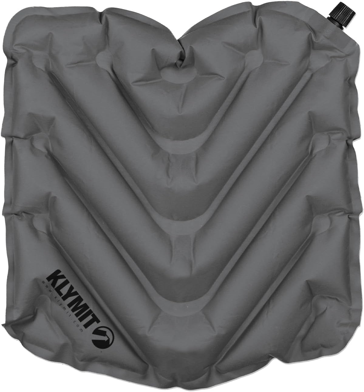 KLYMIT V Seat - Portable, Inflatable Padded Cushion Seat, Perfect for Air Travel, Camping, Backpacking and Bleacher Seats