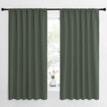 NICETOWN Bedroom Curtains Blackout Draperies - All Season Thermal Insulated Solid Rod Pocket Top Blackout Curtains/Drapes for Kid's Room…