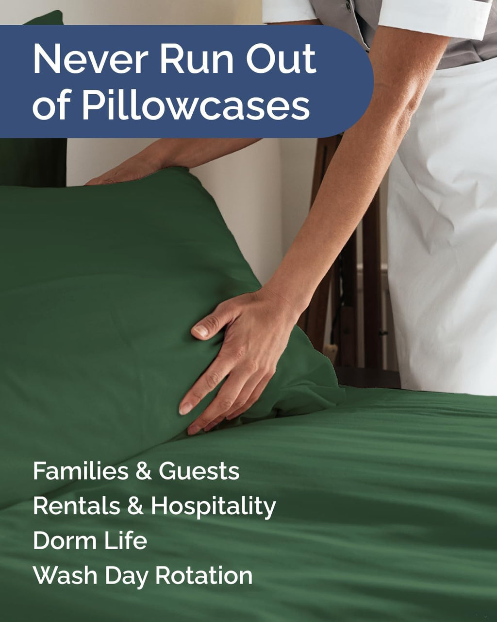Queen Pillow Cases Set of 10 - Ultra Soft Hotel Quality Pillowcase Covers - Comfy & Wrinkle Free - Shrink & Fade Resistant - Machine…