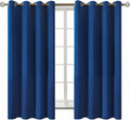 BGment Blackout Curtains for Bedroom - Grommet Thermal Insulated Room Darkening Curtains for Living Room, 52 x 63 Inch, 2 Panels, Royal Blu…