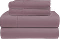 Ambra Linens 100% Organic Cotton Sheets Cal King Size - 4 PC Organic California King Sheet Sets Soft, Comfy, Breathable & Cooling - 16” Dee…