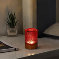 Mini Soft Warm Light Lamp Battery Operated Portable Night Light with Timer, Small Glass Vintage Dim Sleep Nightlights, Battery Powered…