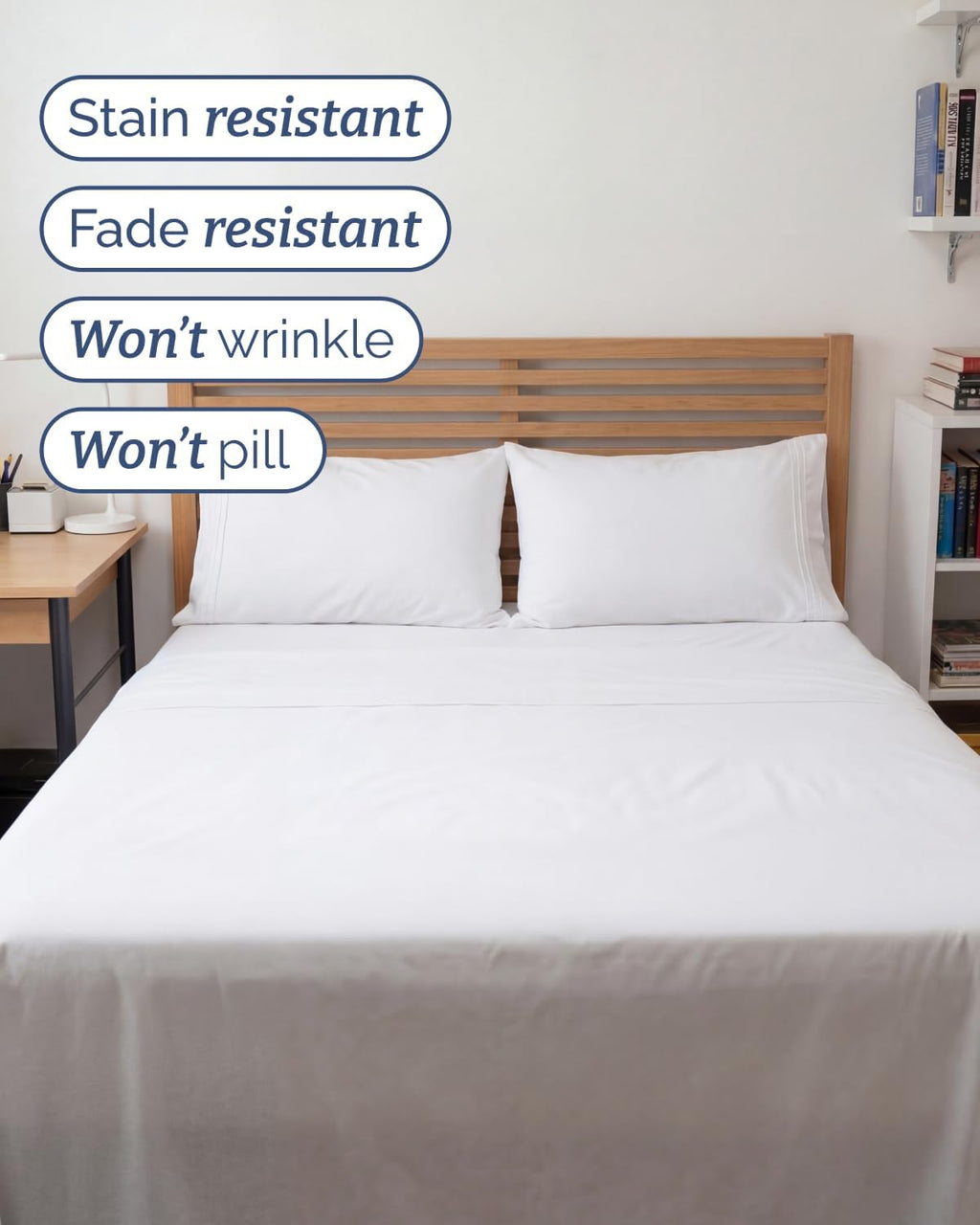 CGKUnlimited Full XL Bed Sheet - 4 Piece Full XL Bed Sheets Set - Ultra-Soft, Comfy, Breathable & Cooling - Hotel Luxury Bedding for Women…