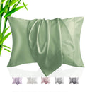 TELUS Pillow Cases Standard Size 2 Pack, Bamboo Rayon & Lyocell Pillowcase with Envelope Closure, Cooling Breathable Pillow Cover for Hot…