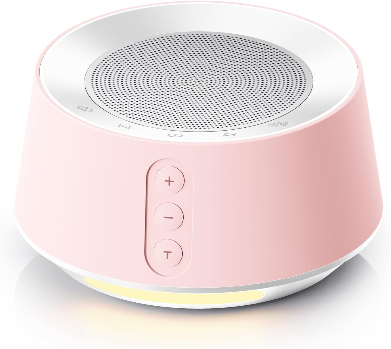 BGOVERSSWhiteNoiseMachine White Noise Machine with Night Light – 20 Soothing Sounds, 10 Color Lights, 5 Timer Settings & Memory Function, P…