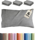 Queen Pillow Cases Set of 6 - Ultra Soft Hotel Quality Pillowcase Covers - Comfy & Wrinkle Free - Shrink, Stain and Fade Resistant…