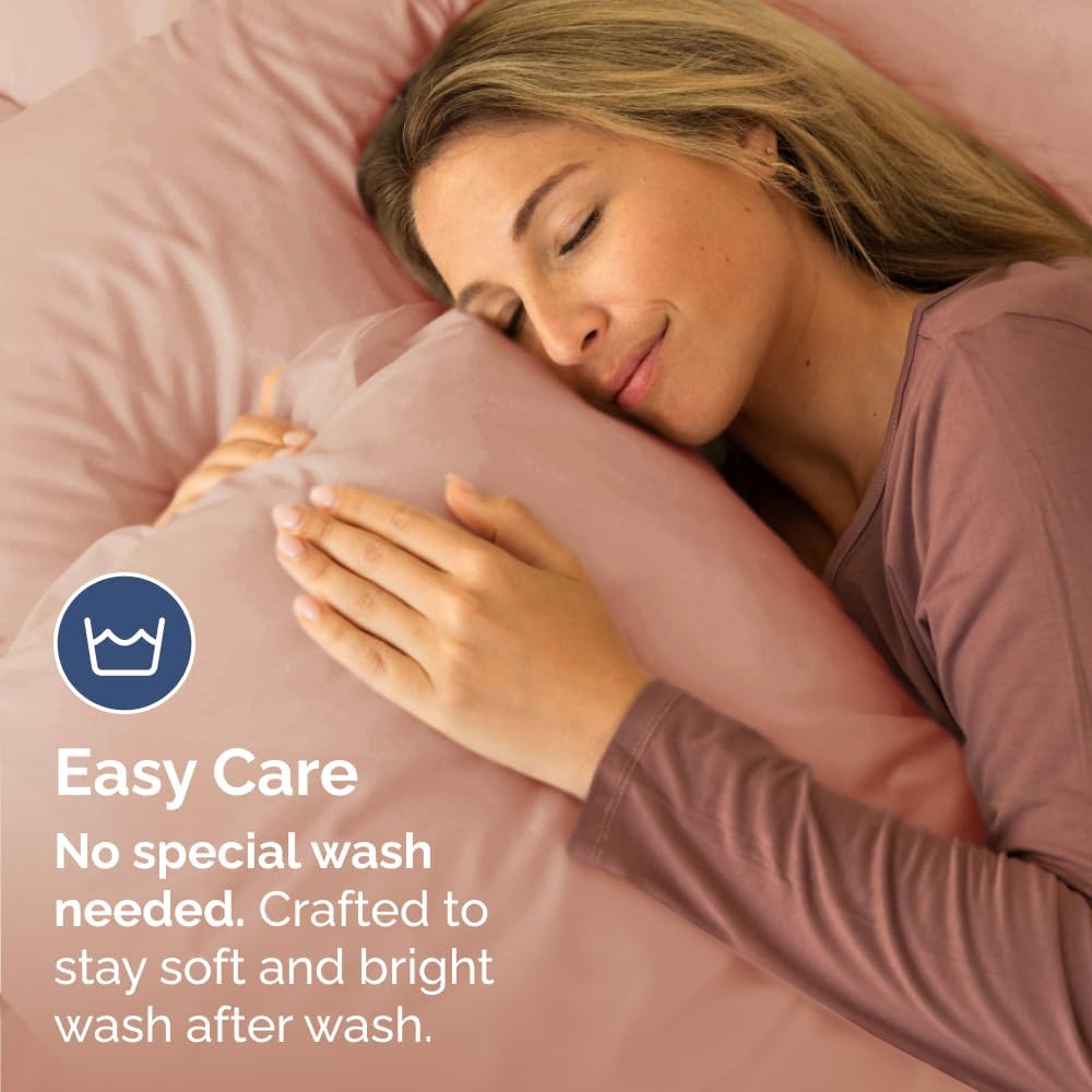 King Pillow Cases Set of 2 - Ultra Soft Hotel Quality Pillowcase Covers - Comfy, Cozy & Wrinkle Free - Shrinkage, Stain and Fade…