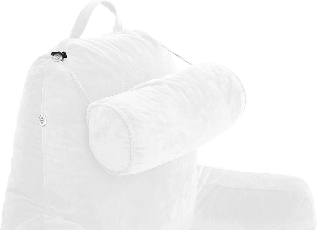 Husband Pillow XXL The Original for Adults - 30" Tall Backrest for Sitting Up in Bed - Firm Support Reading & Bed Rest Pillows for…