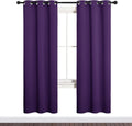 NICETOWN Thermal Insulated Blackout Draperies Curtains, Triple Weave Home Decoration Solid Ring Top Blackout Drape Panels for Bedroom…