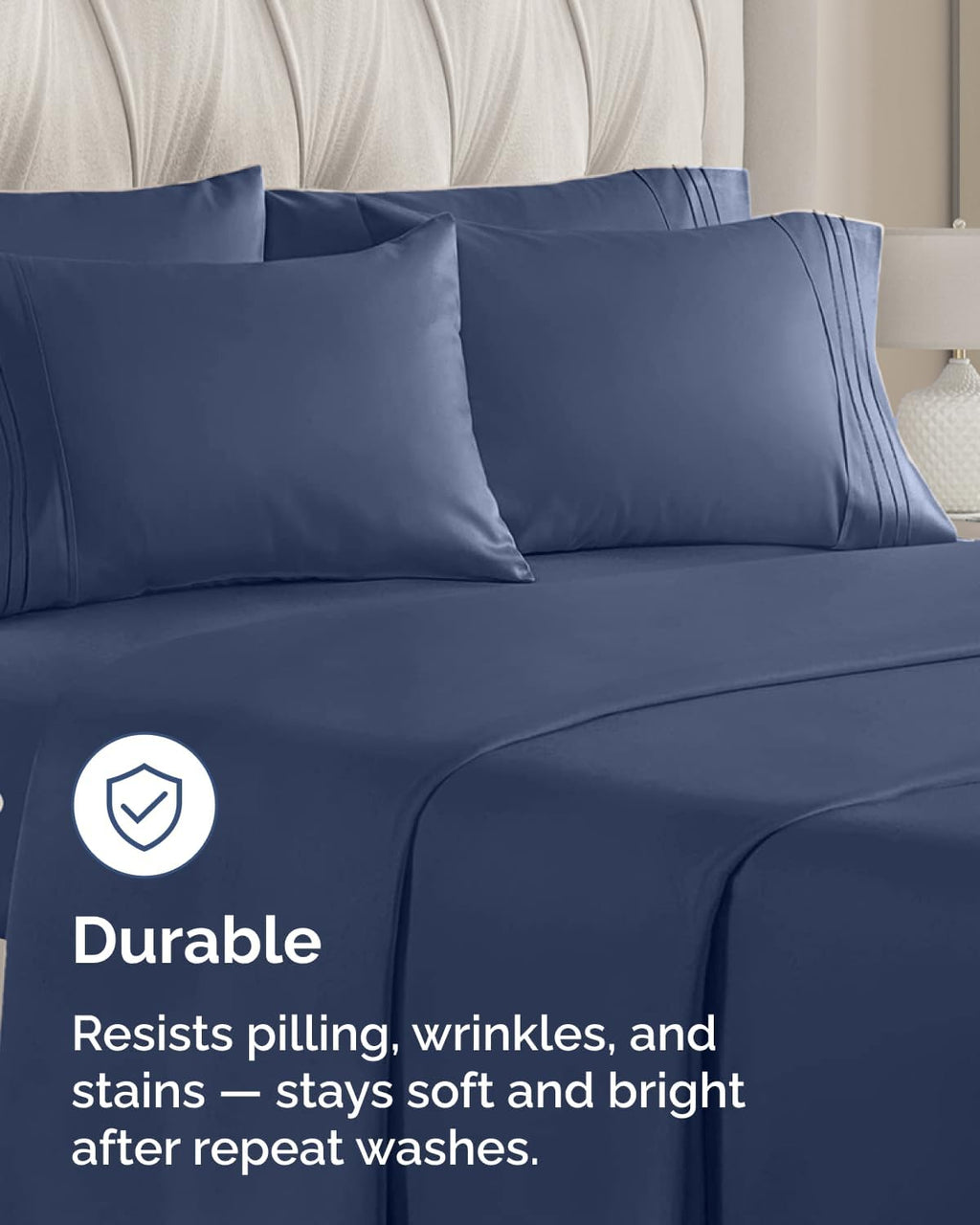 King Standard Pillow Cases Set of 8 - Ultra Soft Hotel Quality Pillowcase Covers - Comfy & Wrinkle Free - Shrink & Fade Resistant…