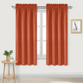 DWCN Blackout Curtains Thermal Insulated, Energy Saving & Noise Reducing Bedroom and Living Room Curtains, Burnt Ochre, W 42x L 63 Inch…
