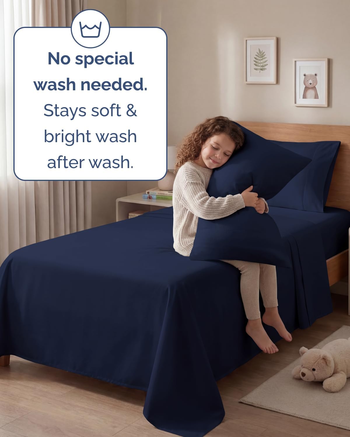 Twin 4 Piece Sheet Set - Comfy, Breathable & Cooling - Hotel Luxury Bedding for Women, Men, Kids, Teens & Children - 1 Flat & 1 Fitted…